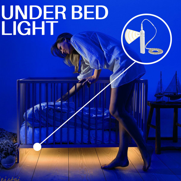 Harth Sleep Mode Underbed Light Night Light Amber Glow No Blue Light